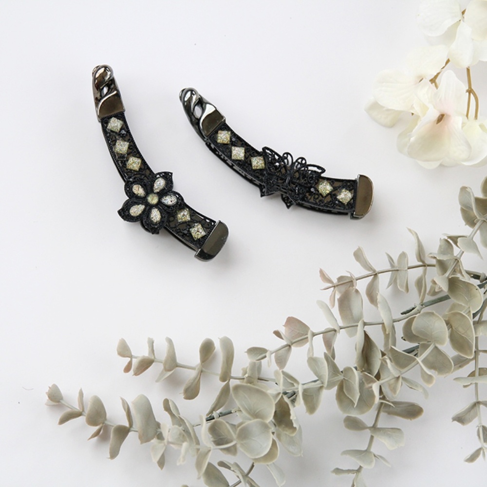 BLACK LACE Hair Accessories - Set of 2